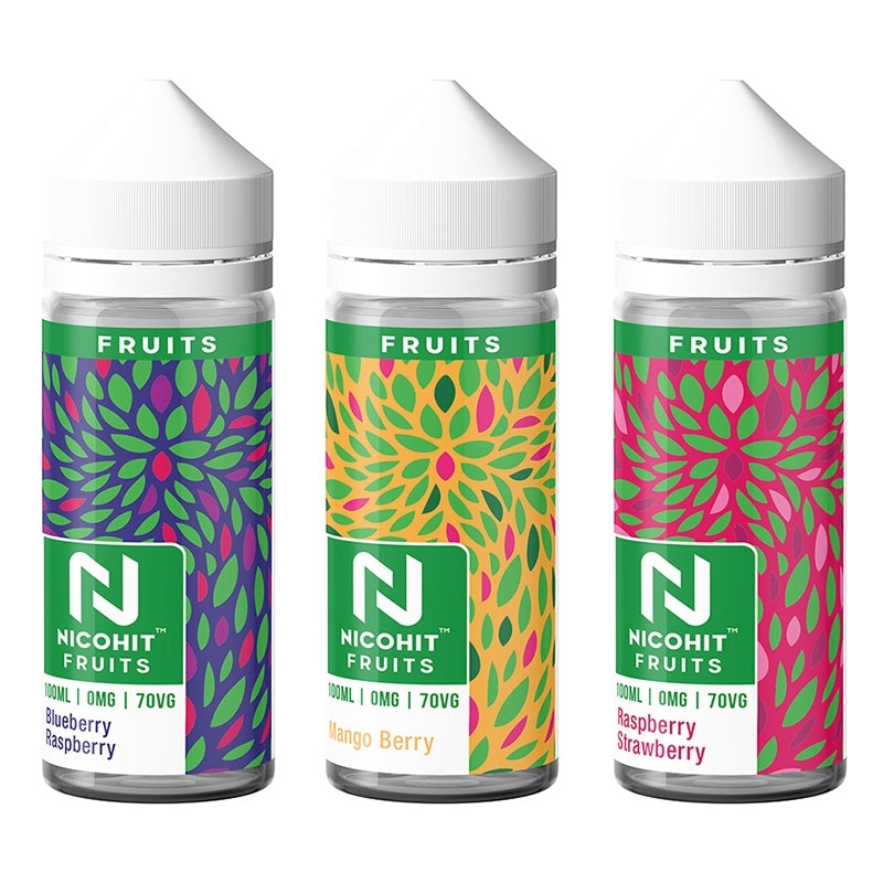 Nicohit FRUITS 100ml Shortfill E-liquid